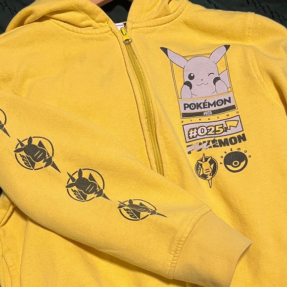 Yellow Pokémon Kids Jacket - Picture 3 of 4